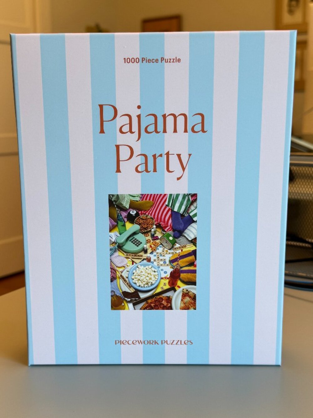Piecework Puzzles "Pajama Party" 1000 Piece Jigsaw Puzzle COMPLETE